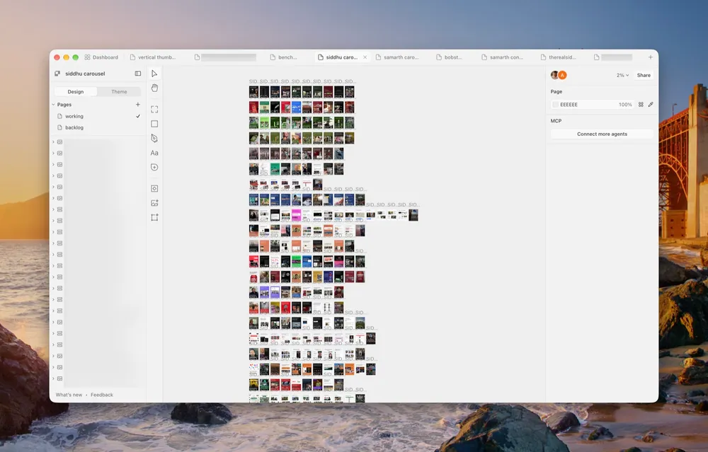 Screenshot attached to Samarth's post about using Paper with Claude and Codex for social graphics.