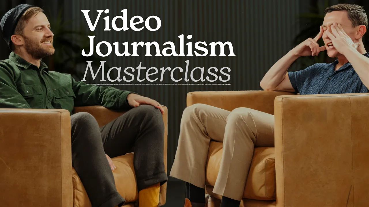 Johnny Harris test 1, Video Journalism Masterclass, wide