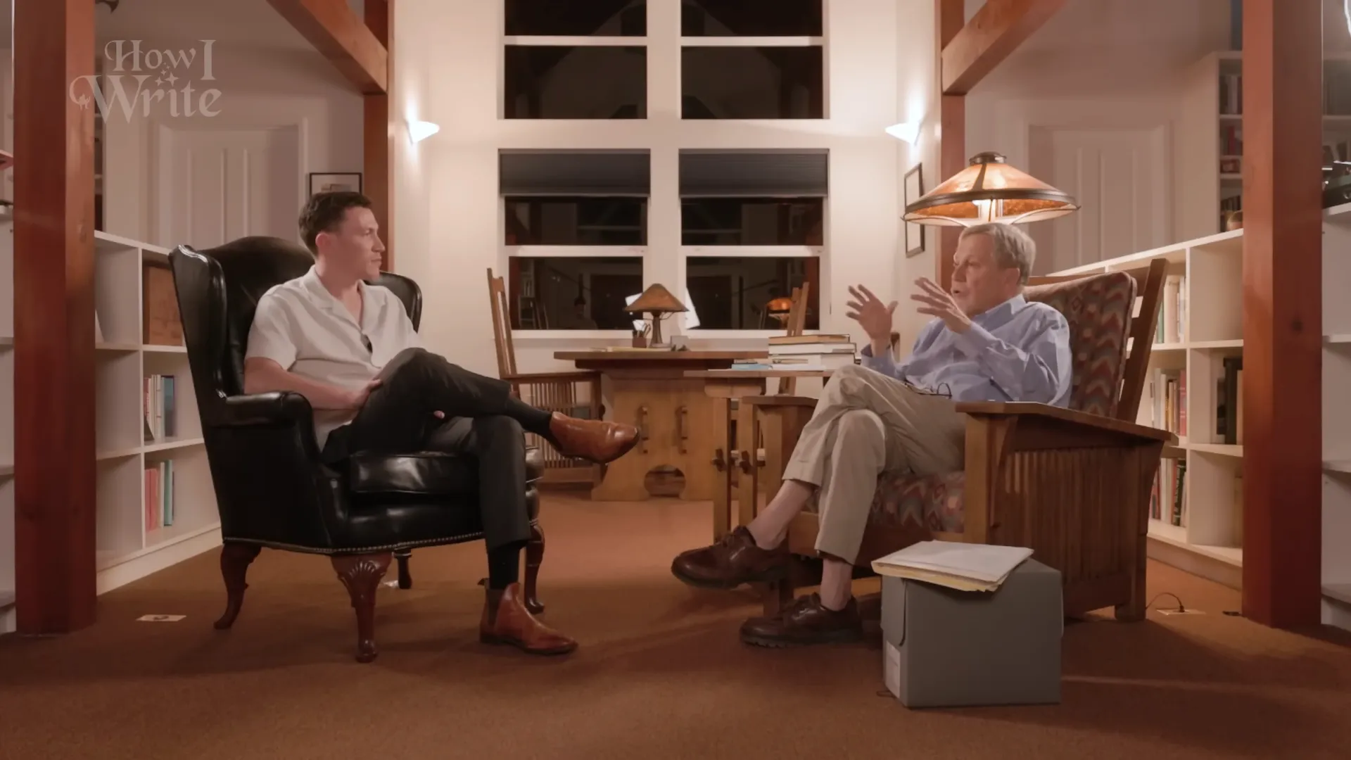 How I Write set, Dana Gioia episode