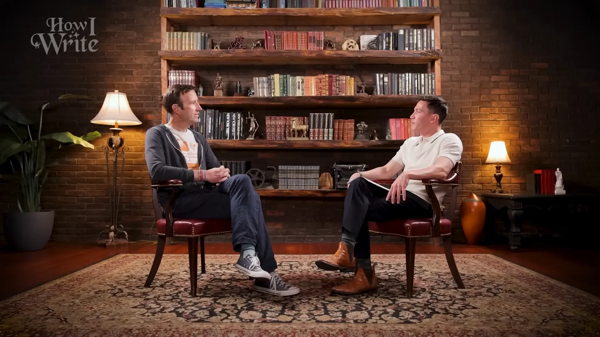 How I Write set, Robert Macfarlane episode